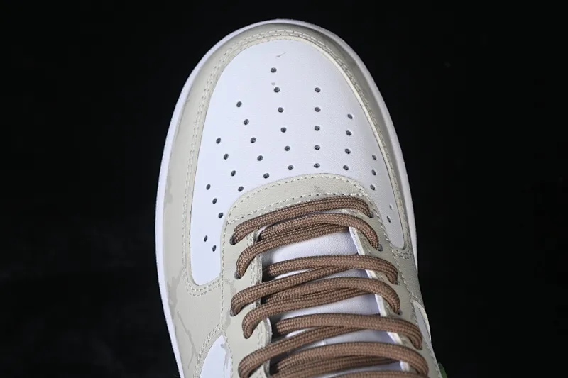 All categories Nk Air Force 1 Air Force series Nk Air Force 1 Low Air Force low-top Nike Air Force 1'07 Low brown-green prologue Air Force 1 low-top casual sneakers ZH0316-130